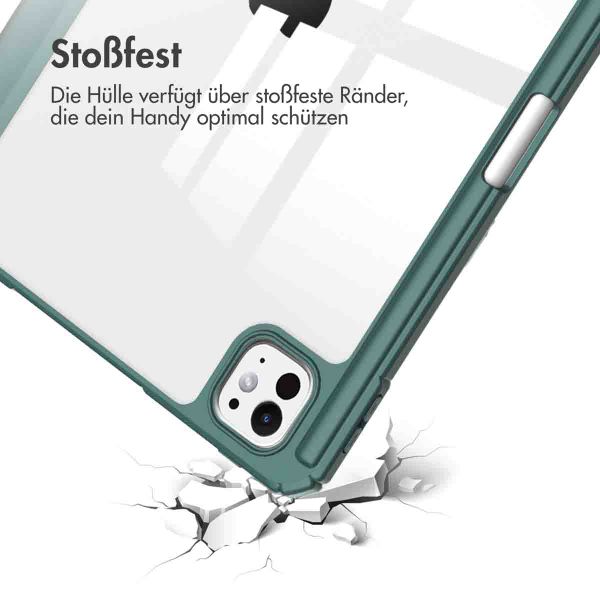 imoshion Trifold Hardcase Klapphülle für das iPad Pro 11 (2024) M4 - Grün