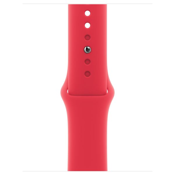 Apple Sport Band für Apple Watch Series 1 bis 9 / SE (38/40/41 mm) | Series 10 (42 mm) - Größe M/L - Red