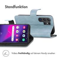 imoshion Luxuriöse Klapphülle Samsung Galaxy S24 Ultra - Hellblau