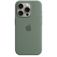 Apple Silikon-Case MagSafe für das Apple iPhone 15 Pro - Cypress