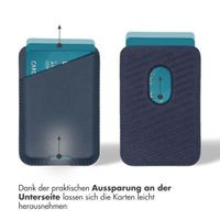 Accezz Leather Cardholder MagSafe - Kartenhalter mit MagSafe - Nightfall Blue