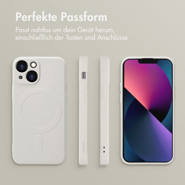 imoshion Color Back Cover mit MagSafe Apple iPhone 13 Mini - Beige
