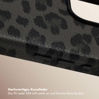 Selencia Sabi Backcover Leopardenmuster mit MagSafe Apple iPhone 16 Pro Max - Midnight Black