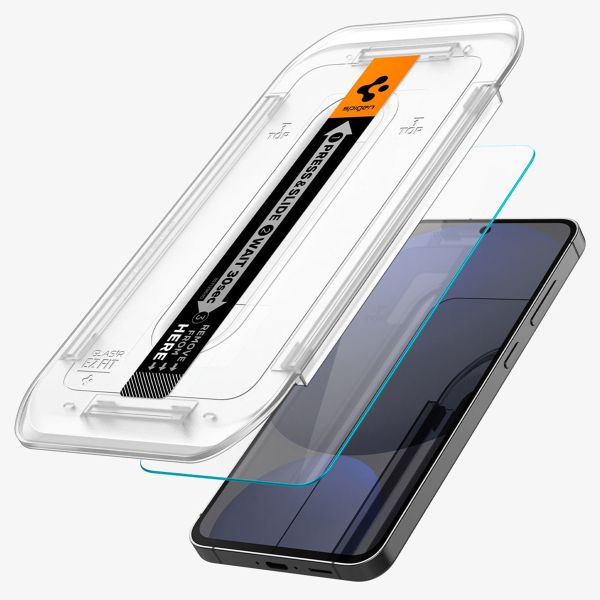 Spigen GLAStR Fit Displayschutzfolie + Applicator für das Samsung Galaxy A56 / S24 FE