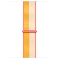 Apple Sport Loop Band für die Apple Watch Series 1 bis 10 / SE / Ultra (2) (44/45/46/49 mm) - Maize/White