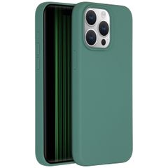 Accezz Liquid Silikoncase mit MagSafe für das iPhone 15 Pro Max - Dunkelgrün