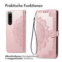 imoshion Mandala Klapphülle für das Sony Xperia 5 IV - Rose Gold