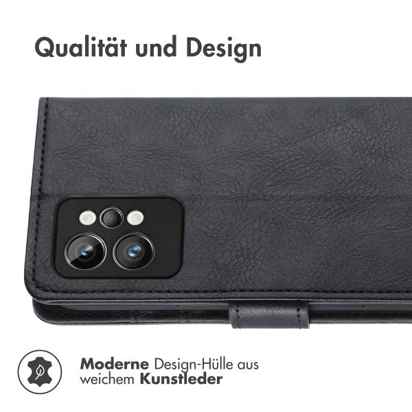 imoshion Luxuriöse Klapphülle Realme GT 2 Pro - Schwarz