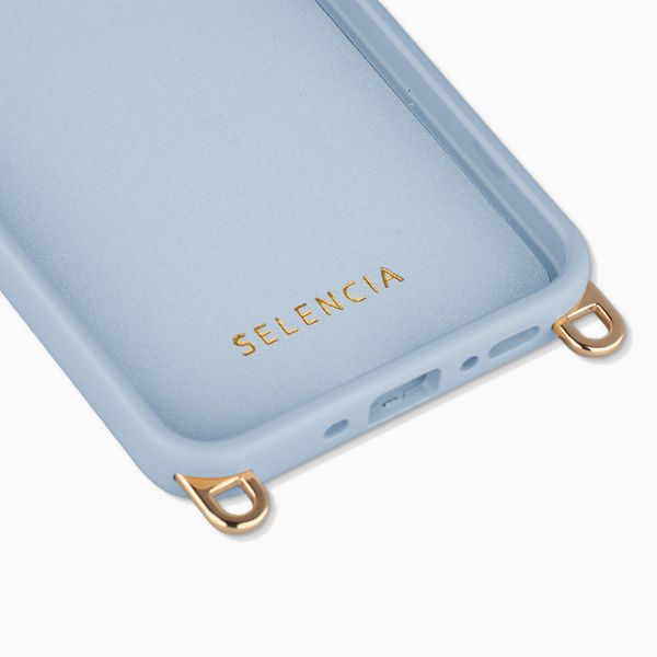 Selencia Rivièra Backcover mit MagSafe mit abnehmbaren Haken Samsung Galaxy A37 (5G) - Powder Blue