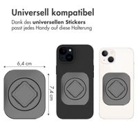 Accezz EasyLock handyhalterung Fahrrad - Inklusive Hülle für das Apple iPhone 15 - Aluminium - 360 Grad drehbar - Schwarz