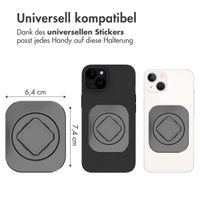 Accezz EasyLock handyhalterung Fahrrad - Inklusive Hülle für das iPhone 15 - Aluminium - 360 Grad drehbar - Schwarz