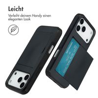 imoshion Backcover mit Kartenfach Apple iPhone 17 Pro Max - Schwarz