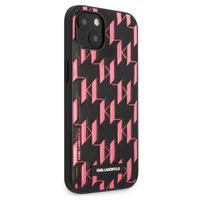 Karl Lagerfeld Hardcase Backcover Monogram Plaque für das iPhone 13 - Rosa