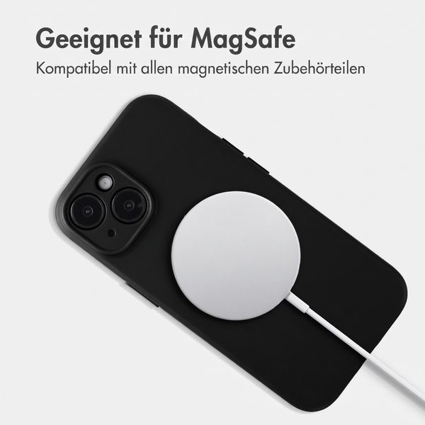Accezz Grip Backcover mit MagSafe Apple iPhone 15 - Schwarz