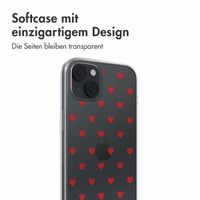 imoshion Design Hülle iPhone 14 - Red Hearts