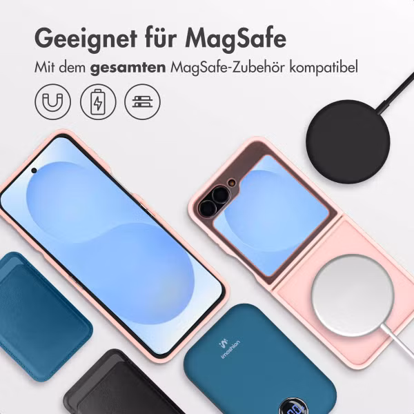 imoshion Color Guard Back Cover mit MagSafe Samsung Galaxy Z Flip 7 FE - Rosa