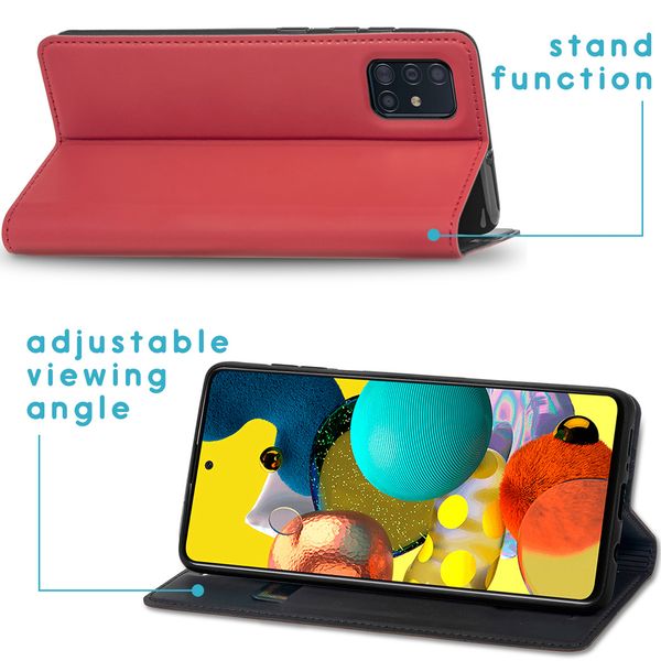 imoshion Slim Folio Klapphülle Samsung Galaxy A51 - Rot