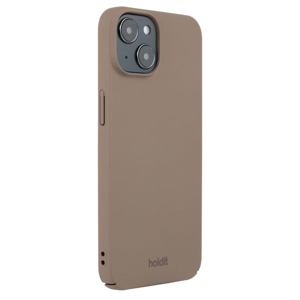 Holdit Slim Case für das iPhone 14 / 13 - Mocha Brown