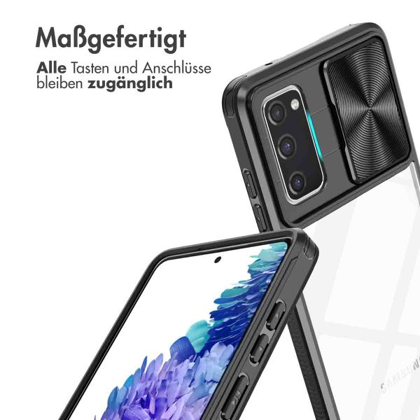 imoshion Back Cover mit Kameraschieber für das Samsung Galaxy S20 FE - Schwarz