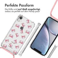 imoshion Design Hülle mit Band Apple iPhone Xr - Crab Watercolor