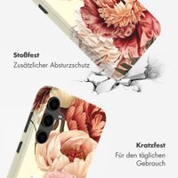 Selencia Vivid Back Cover Samsung Galaxy S24 FE - Vintage Peony