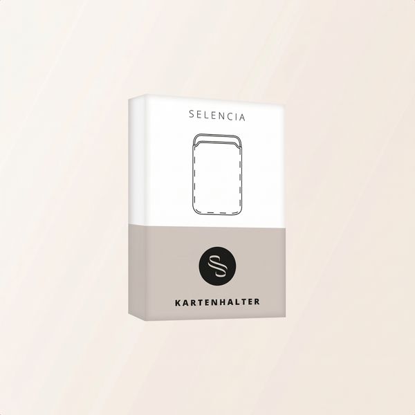 Selencia Sabi Kartenhalter mit MagSafe - Mocha Brown