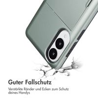 imoshion Backcover mit Kartenfach Samsung Galaxy S25 Edge - Grün
