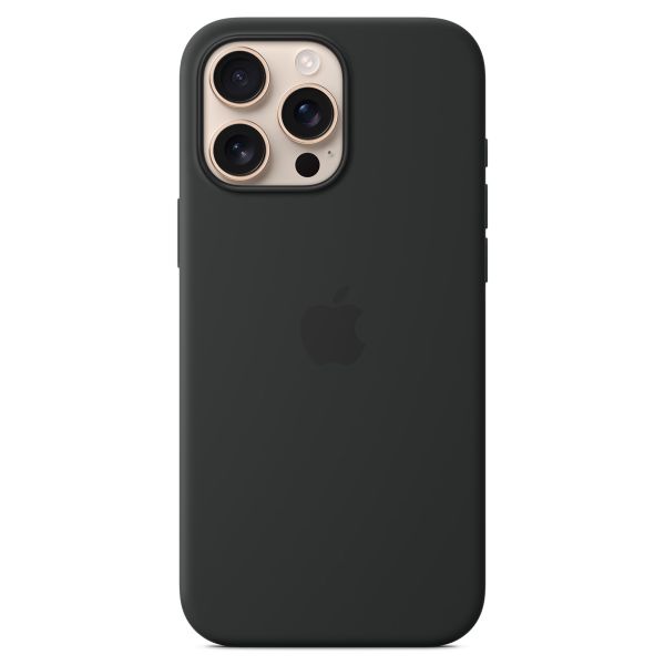 Apple Silikon-Case MagSafe für das iPhone 16 Pro Max - Black