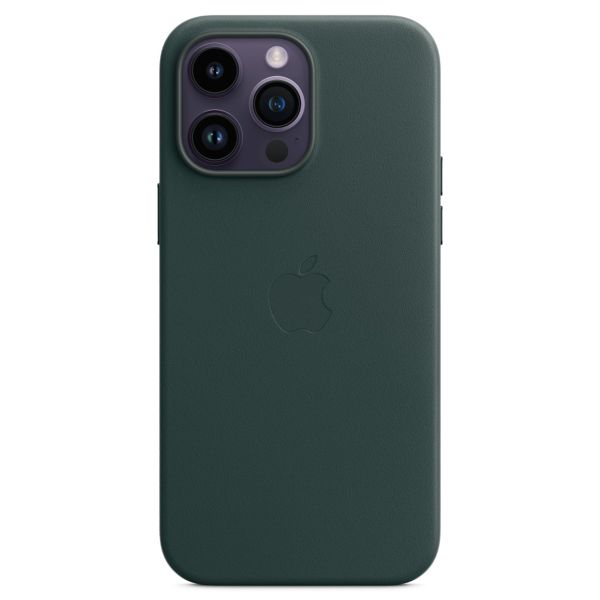 Apple Leder-Case MagSafe für das iPhone 14 Pro Max - Forest Green