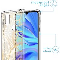 imoshion Design Hülle mit Band für das Huawei P30 Lite - Golden Leaves