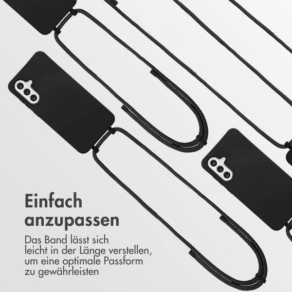 imoshion Color Backcover mit abtrennbarem Band Samsung Galaxy A36 / A56 - Schwarz