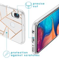 imoshion Design Hülle für das Samsung Galaxy A20e - White Graphic