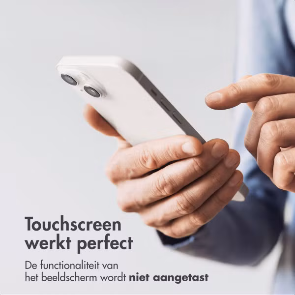 Accezz Gehärteter Glas-Schutz + Applikator Apple iPhone 15 Pro