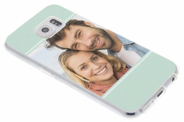 Gestalte deine eigene Samsung Galaxy S6 Gel Hülle - Transparent