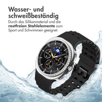 imoshion Ocean Silikonarmband für das  Samsung Galaxy Watch 8 (40/44mm) / Classic (46mm) - Schwarz