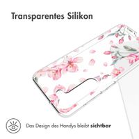 imoshion Design Hülle für das Samsung Galaxy S23 Plus - Blume - Rosa