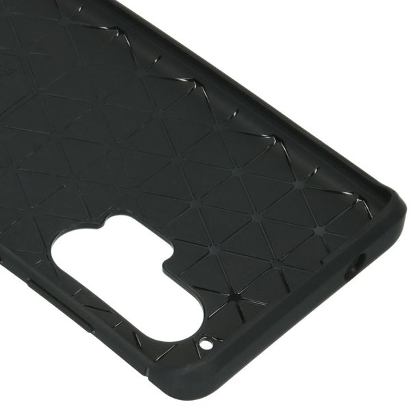 Brushed TPU Case Schwarz für das Motorola Edge Plus