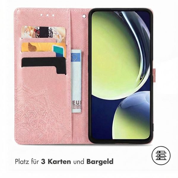 imoshion Mandala Klapphülle OnePlus Nord CE 3 / CE 3 Lite - Rosé gold