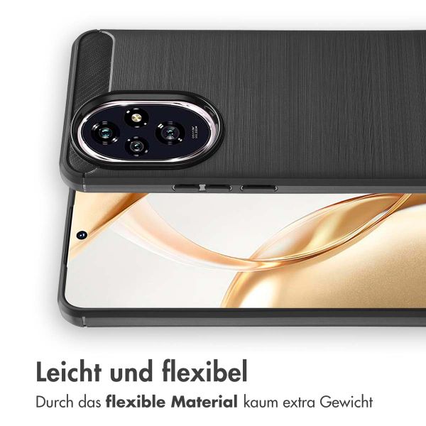 imoshion Brushed Back Cover Honor 200 - Schwarz