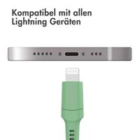 imoshion ﻿Lightning- auf USB-C-Kabel – nicht MFi-zertifiziert – Geflochtenes Gewebe – 2 m – Grün