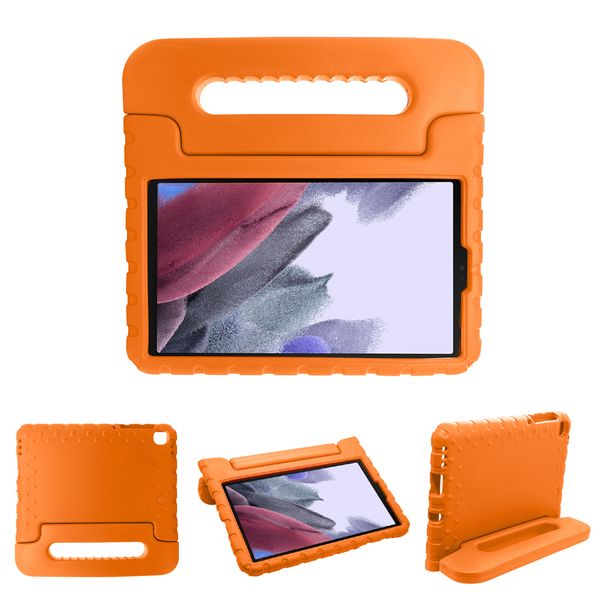 imoshion Hülle mit Handgriff kindersicher Galaxy Tab A7 Lite - Orange