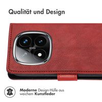 imoshion Luxuriöse Klapphülle Xiaomi Redmi Note 14 Pro Plus (5G) - Rot