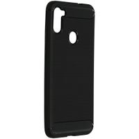 Brushed TPU Case für das Samsung Galaxy M11 / A11 - Schwarz