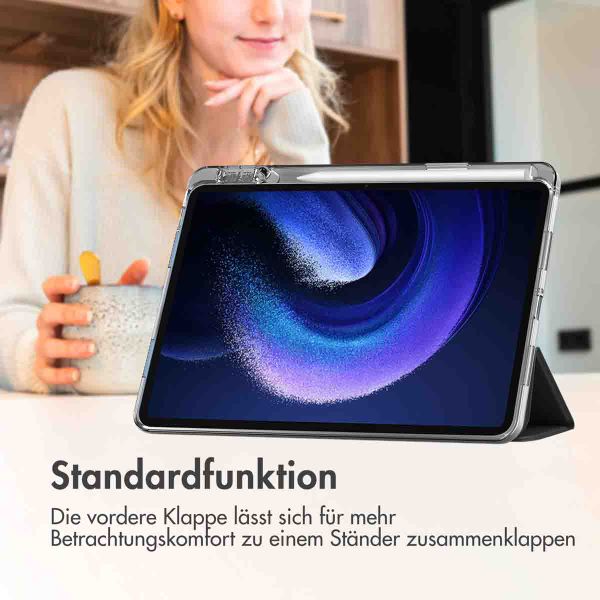 imoshion Trifold Hardcase Klapphülle für das Xiaomi Pad 6 / 6 Pro - Schwarz