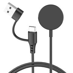 imoshion 2-in-1 USB-C Ladekabel für die Samsung Galaxy Watch - 0,5 Meter