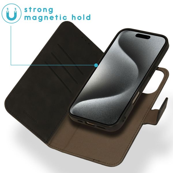 imoshion Entfernbare 2-1 Luxus Klapphülle Apple iPhone 16 Pro Max - Schwarz