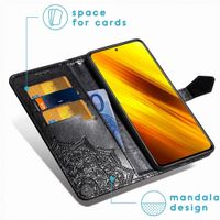 imoshion Mandala Klapphülle Xiaomi Poco X3 (Pro) - Schwarz