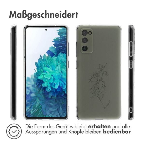 imoshion Design Hülle für das Samsung Galaxy S20 FE - Floral Green