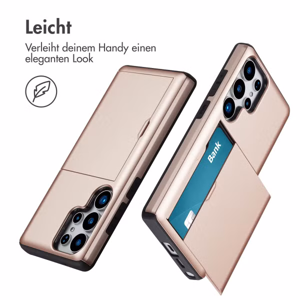 imoshion Backcover mit Kartenfach Samsung Galaxy S25 Ultra - Rosé gold