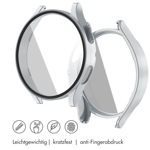 imoshion Full Cover Hard Case für das Samsung Galaxy Watch 4 44 mm - Silber